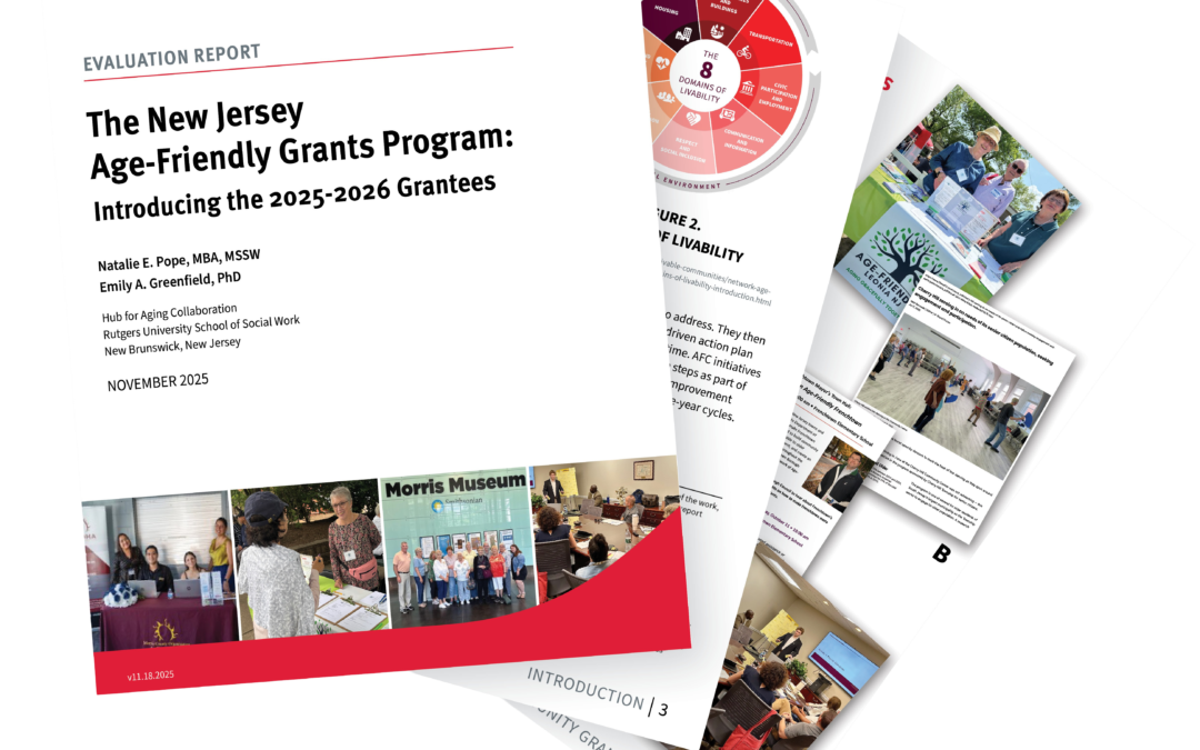 Rutgers Report Details Launch of NJ’s Age-Friendly Grant Program