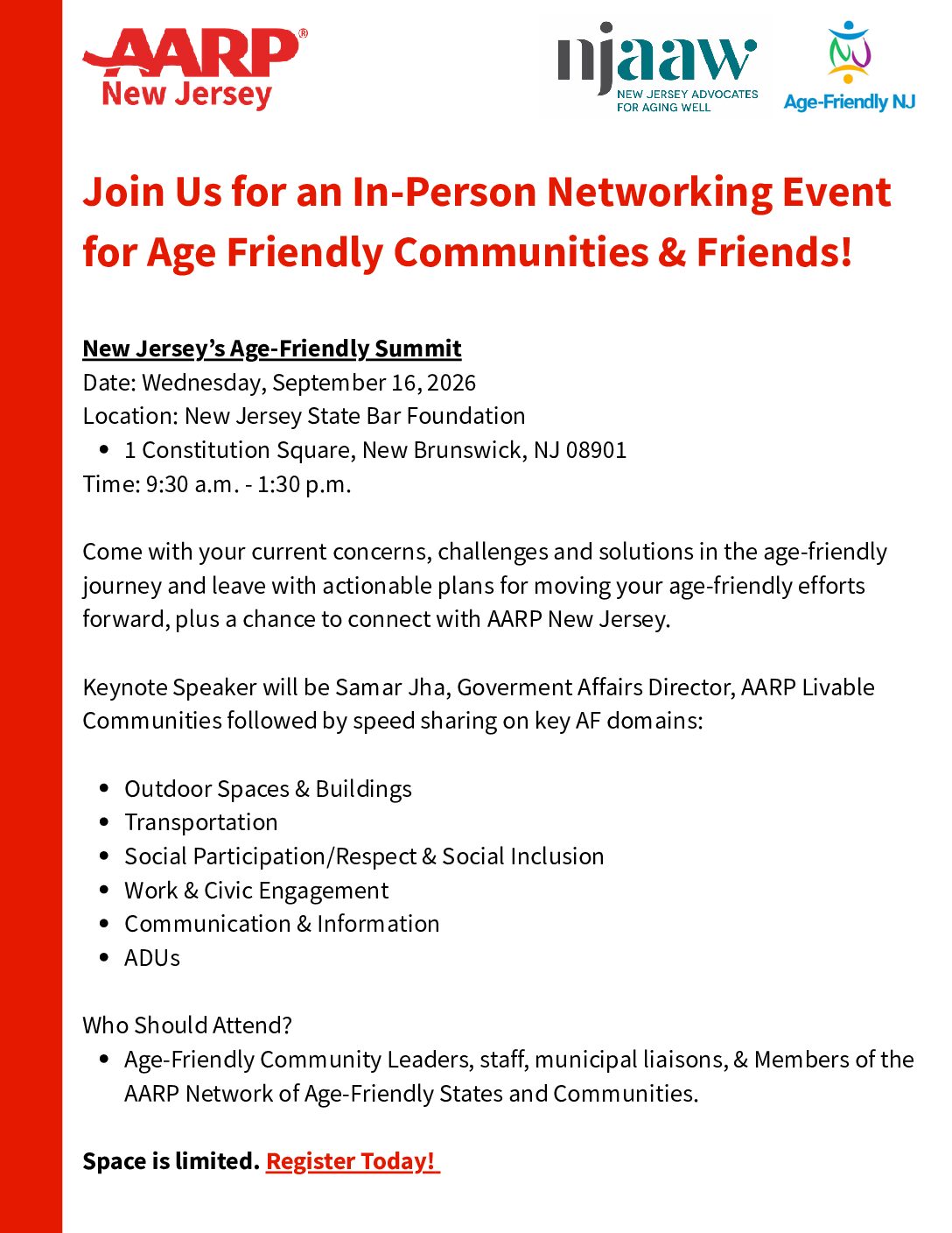 NJ Age Friendly Summit